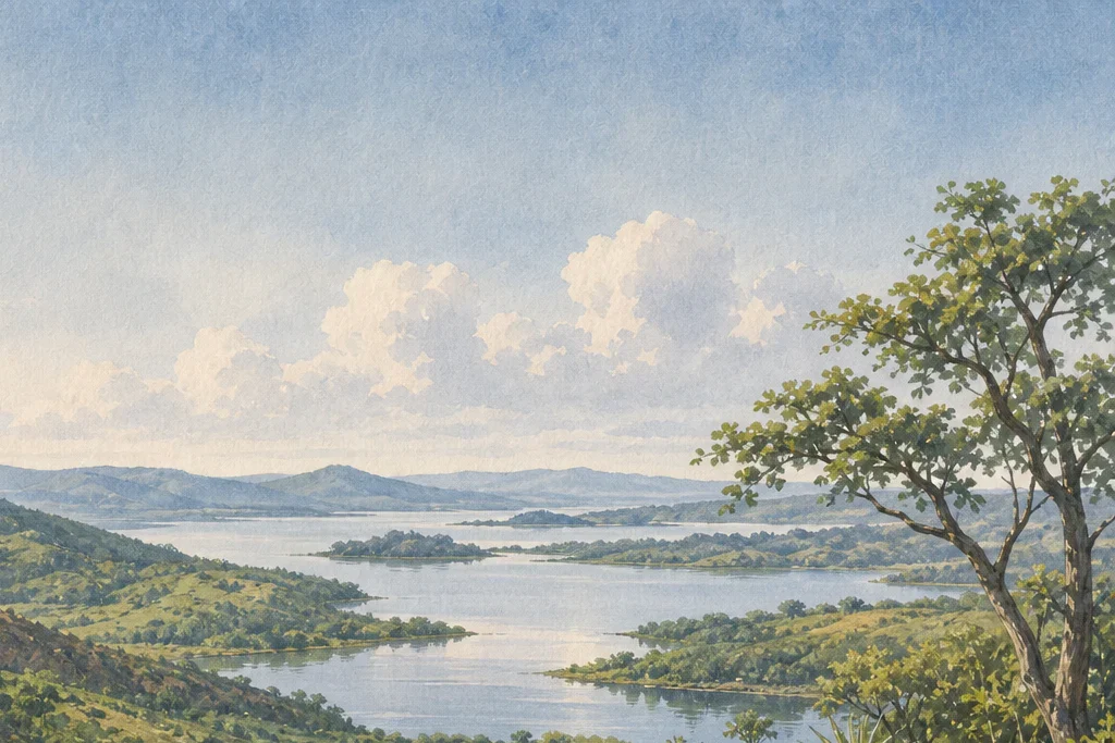 Birding and habitat observation planning artwork for Akagera National Park