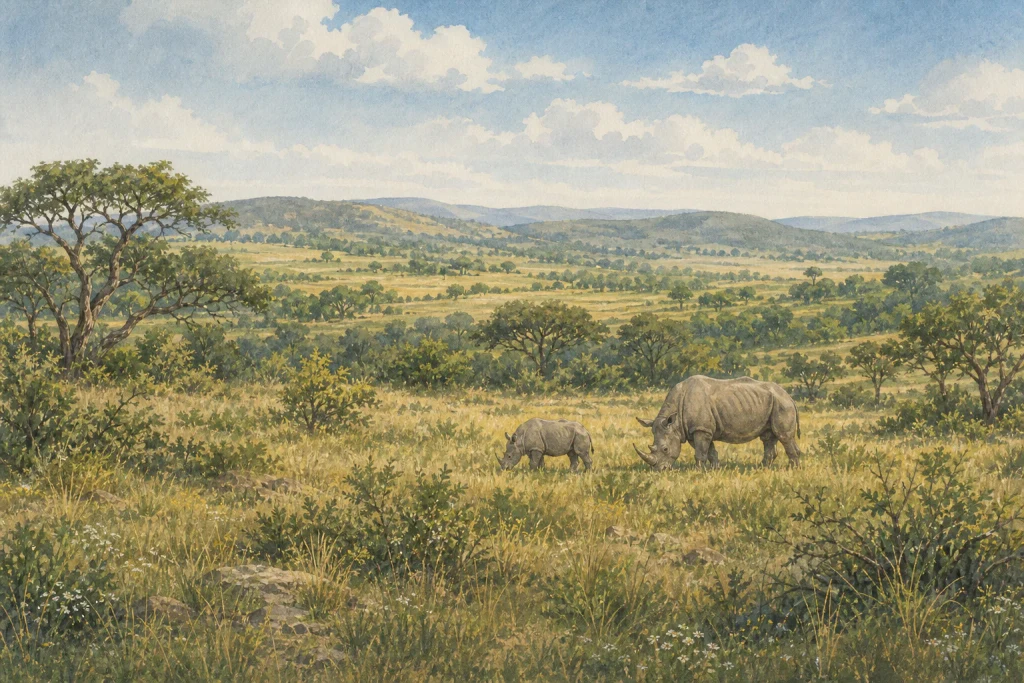 Borana Conservancy habitat and landscape artwork