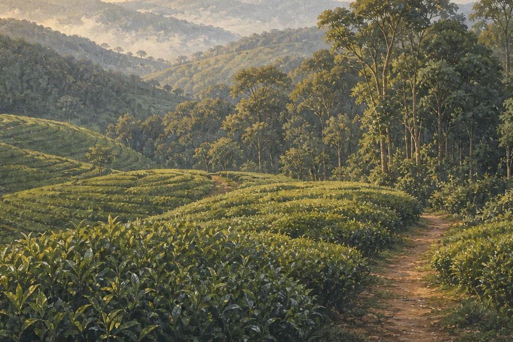 Primate and canopy observation planning artwork for Gishwati-Mukura National Park