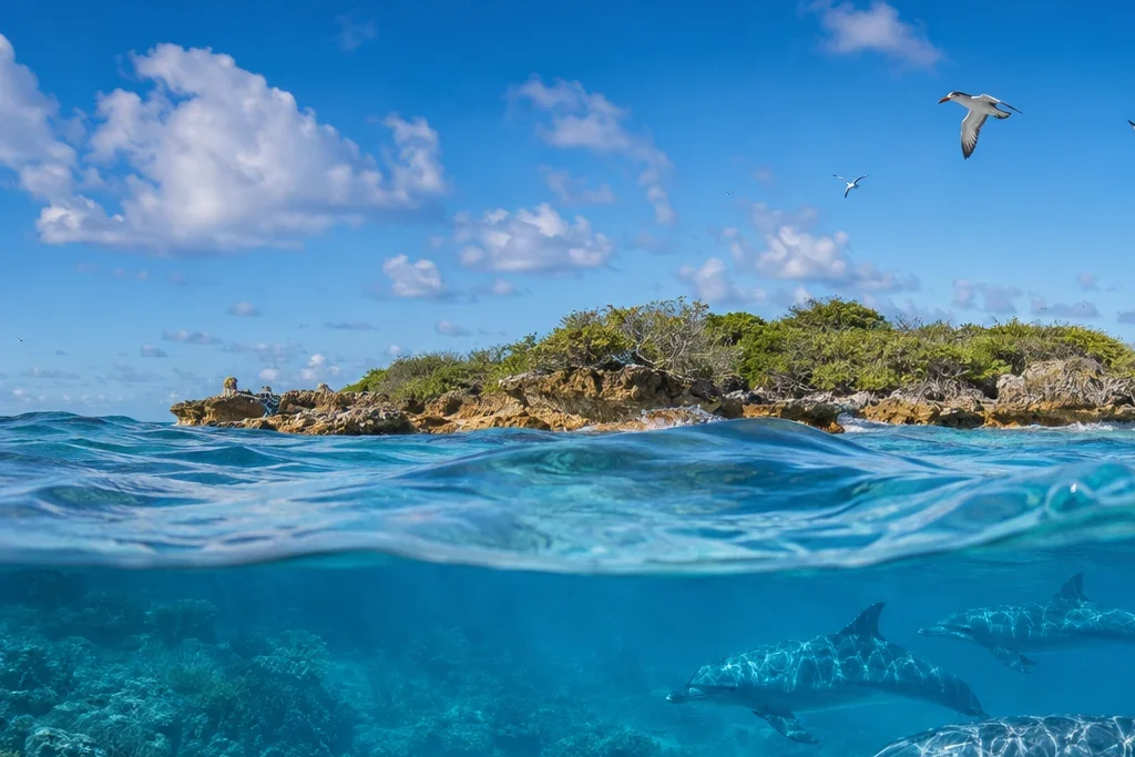 Guided snorkelling planning artwork for Kisite-Mpunguti Marine National Park