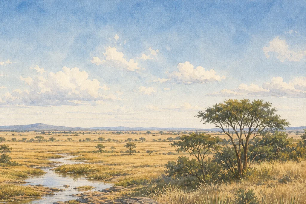 Guided nature walk planning artwork for Mara Naboisho Conservancy