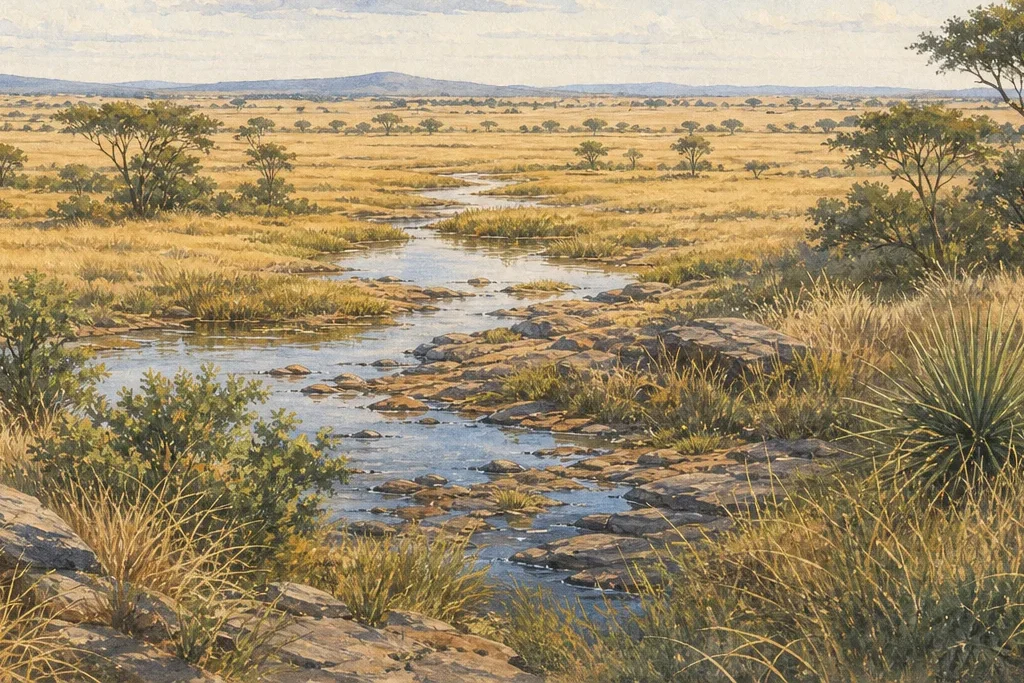 Conservation interpretation planning artwork for Mara Naboisho Conservancy