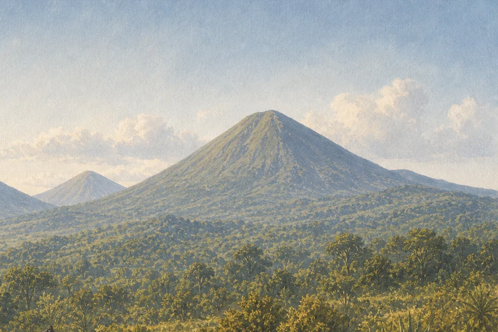 Forest birding planning artwork for Mgahinga Gorilla National Park