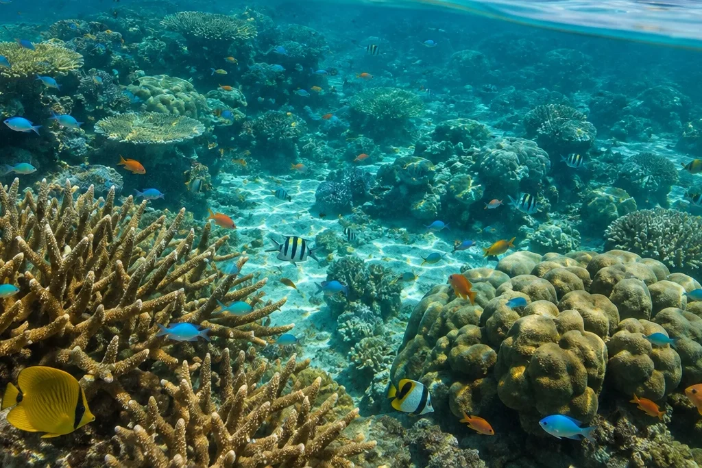 Reef and coast interpretation planning artwork for Mombasa Marine National Park
