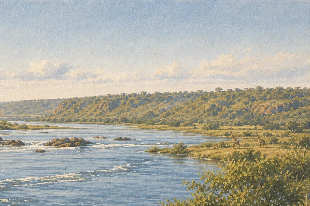 Birding and habitat observation planning artwork for Murchison Falls National Park