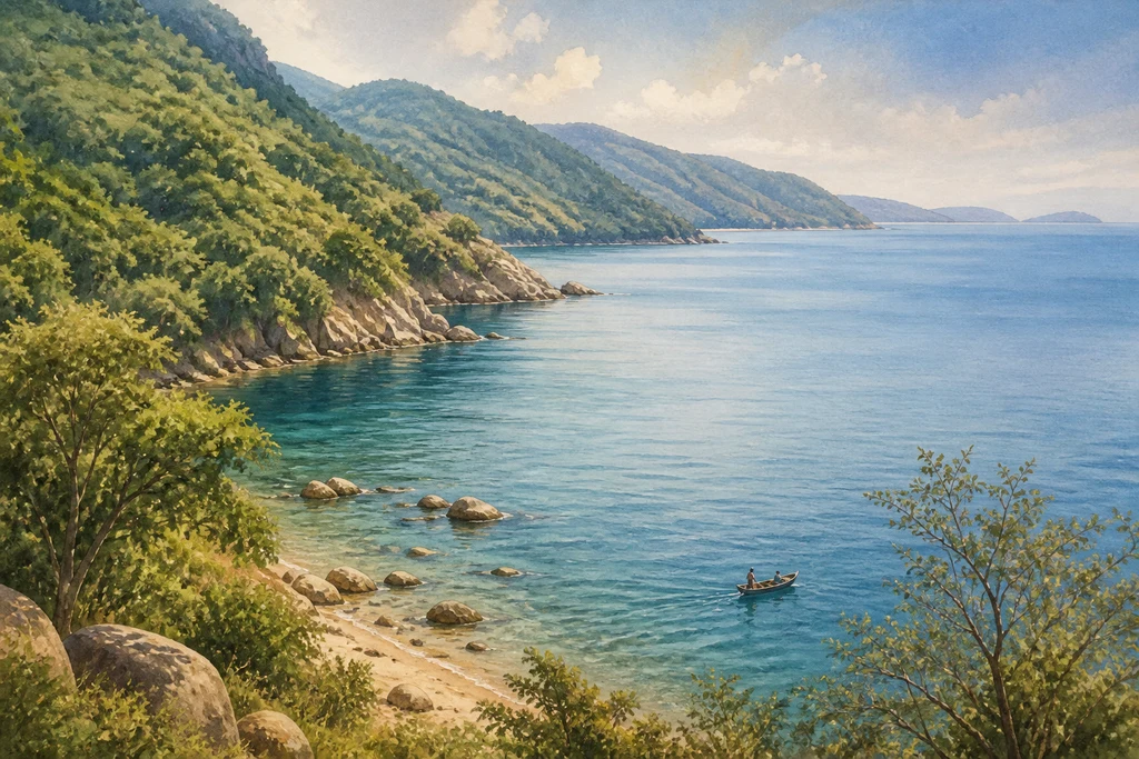 Gombe National Park habitat illustration