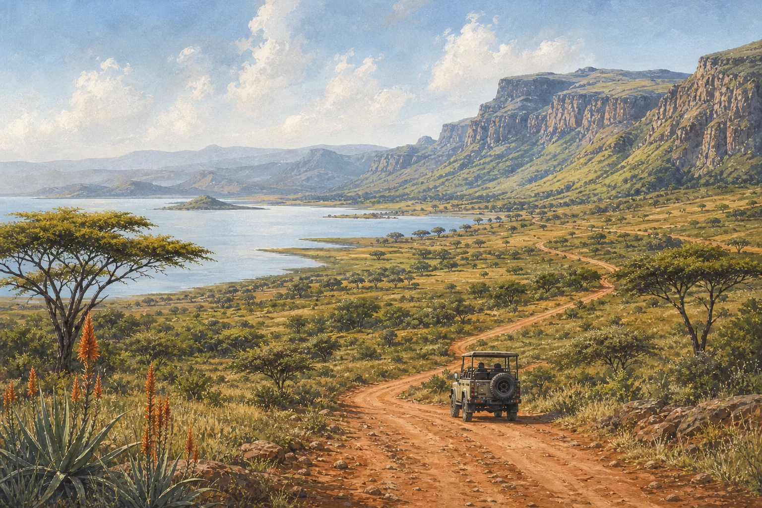 Southern Ethiopia route illustration