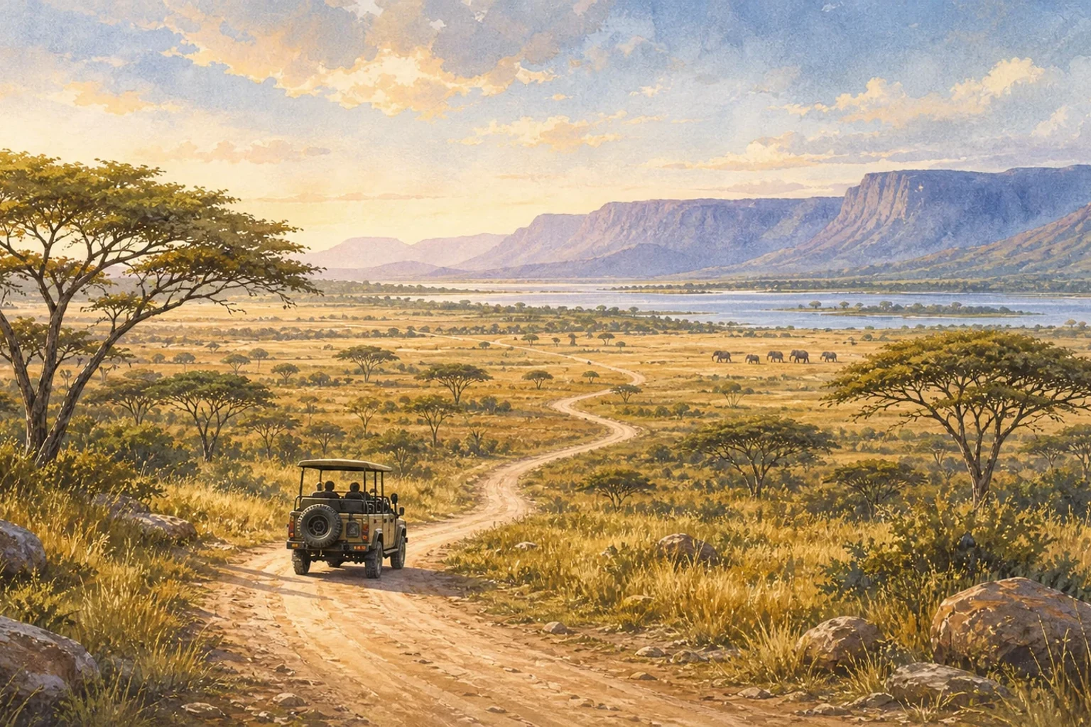 Southwest Safari Circuit route illustration