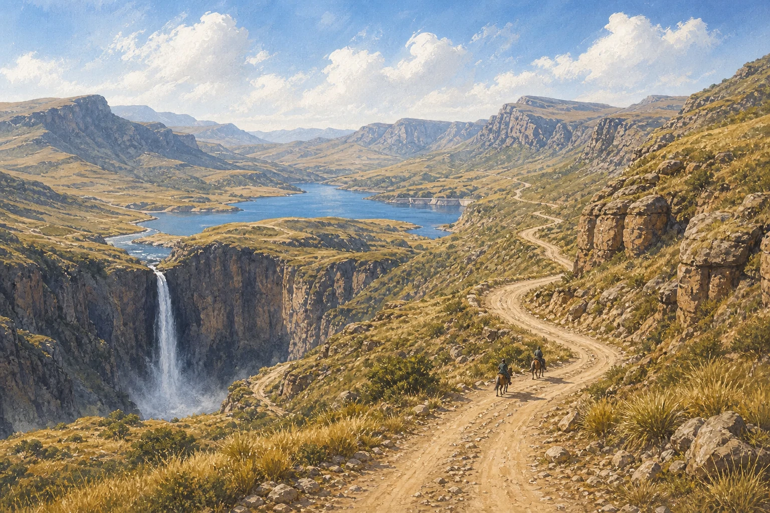 Lesotho’s Best route illustration