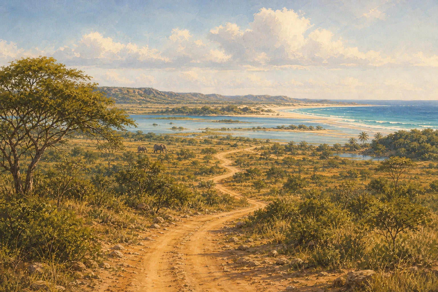 Great Limpopo Transfrontier Conservation Area & the Coast route illustration