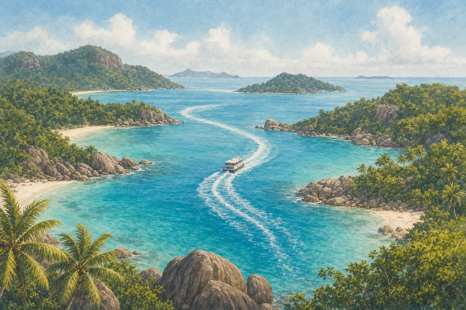 Seychelles’ Best route illustration