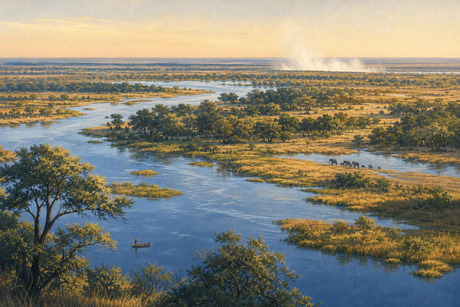 Zambian Zambezi floodplain