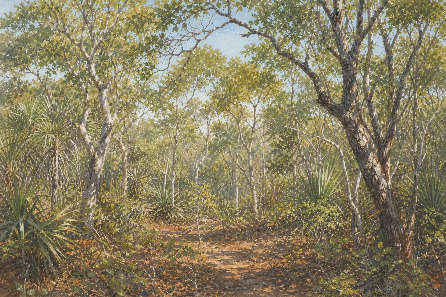 Arabuko Sokoke Forest Reserve landscape in kenya