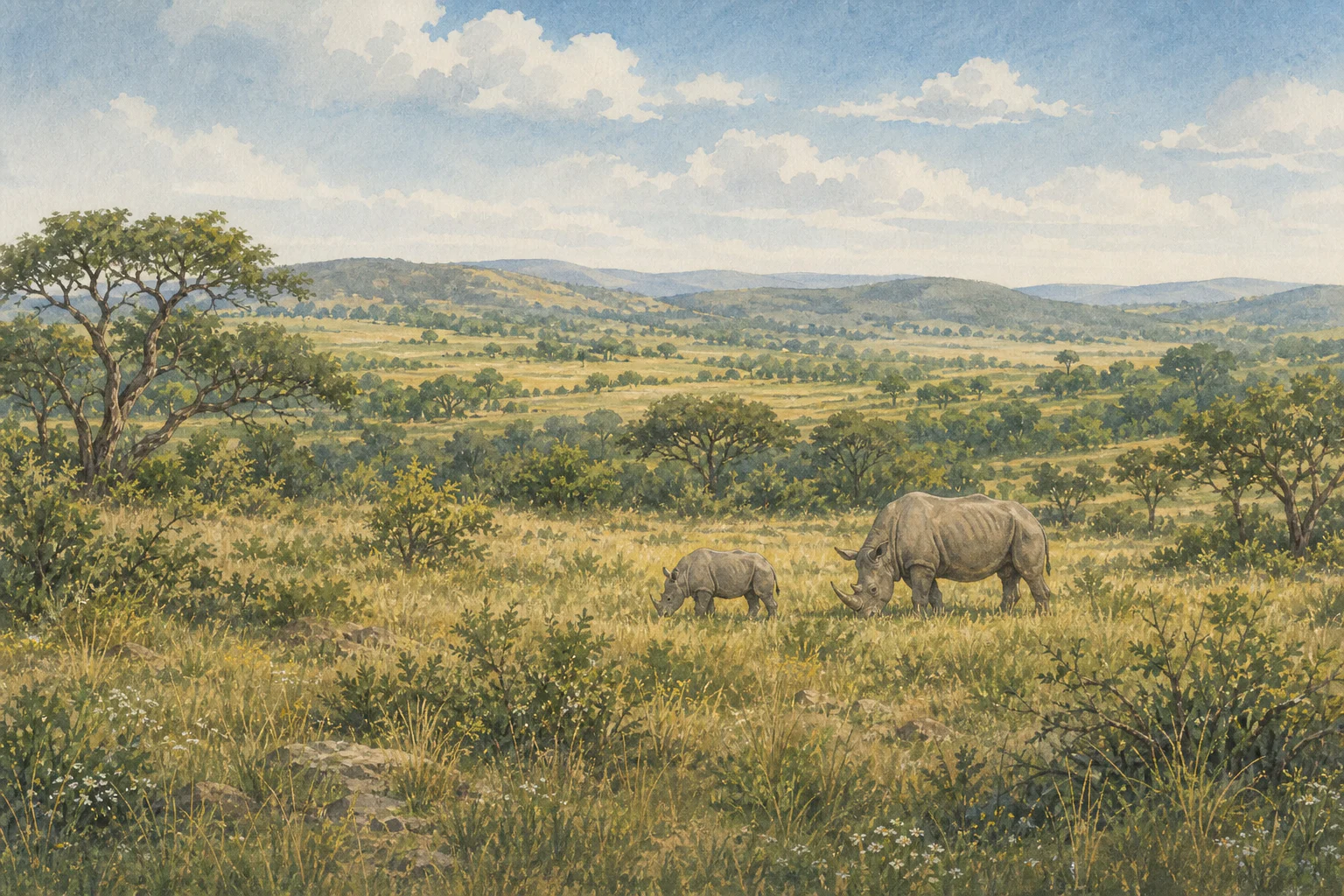 Borana Conservancy landscape in kenya