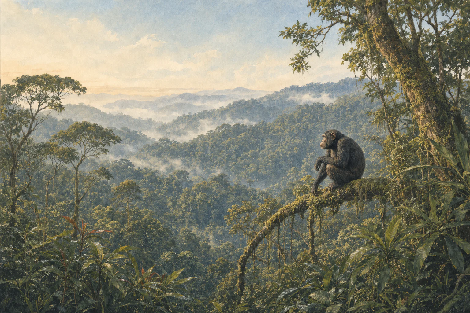 Nyungwe National Park landscape in rwanda